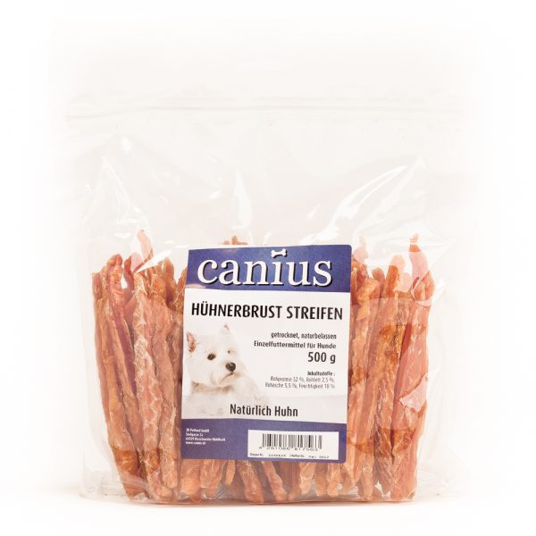 Canius Hühnerbrust Streifen500g