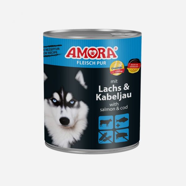 AMORA Dog Pur Lax+Kabelj 800gD